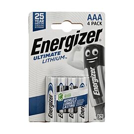 4 AAA Energizer Ultimate Lithium L92 - 1.5V