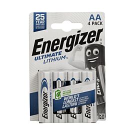 4x AA Energizer Ultimate Lithium L91 - 1.5V
