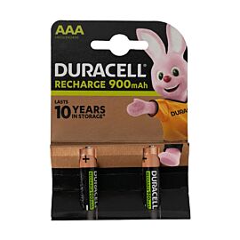 2 AAA Duracell Recharge - 900mAh