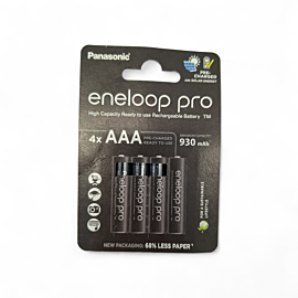 4 AAA Eneloop Pro - Kartonverpackung - 930mAh