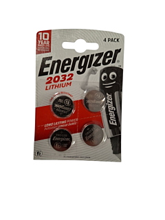 4x Energizer CR2032 - 3V