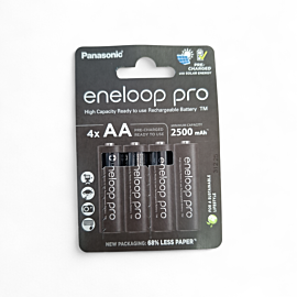 4 AA Eneloop Pro - 2500mAh