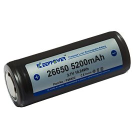 14 x Keeppower 26650 5200mAh (protected) - 10A