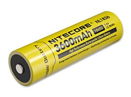 Nitecore 18650 NL1836 3600mAh (protected) - 3A