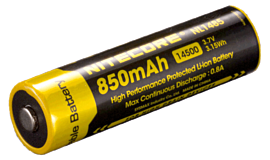 Nitecore 14500 NL1485 850mAh (protected) - 3A
