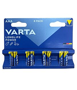 8 AAA Varta Longlife Power - 1.5V