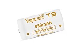 Vapcell T9 INR16340 950mAh - 3A Button Top